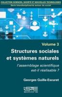 STRUCTURES SOCIALES SYSTEMES NATURELS:
