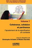 COHERENCE COHESION ET PERTINENCE