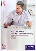 Certificate in Bookkeeping (Manual) Level II