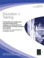Conformity and Resistance to Neo-Liberal Discourses: Shaping a Curricula Based on Social Justice in Further Education and Training