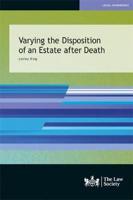 Varying the Disposition of an Estate After Death
