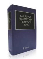 Court of Protection Practice 2015