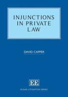 Injunctions in Private Law