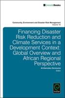 Financing Disaster Risk Reduction and Climate Services in a Development Context