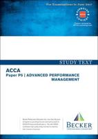 ACCA - P5 Advanced Performance Management (Sept 2016 to June 2017 Exams)
