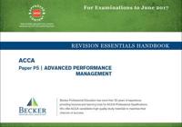 ACCA - P5 Advanced Performance Management (Sept 2016 to June 2017 Exams)