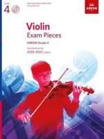 Violin Exam Pieces 2020-2023, ABRSM Grade 4, Score, Part & CD