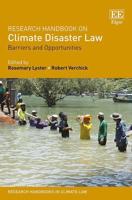 Research Handbook on Climate Disaster Law