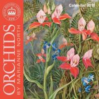 Kew Gardens - Orchids by Marianne North - Mini Wall Calendar 2018 (Art Calendar)