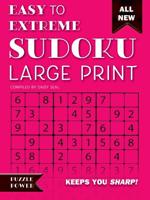 Easy to Extreme Sudoku Large Print (Pink)