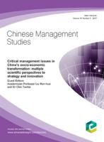 Critical Management Issues in China's Socio-Economic Transformation: Multiple Scientific Perspectives to Strategy and Innovation