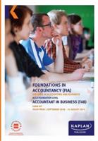 ACCA and FIA Accountant in Business (AB)