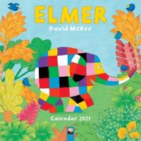 Elmer Wall Calendar 2021 (Art Calendar)