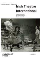 Irish Theatre International; Volume 2 Number 1