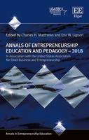 Annals of Entrepreneurship Education and Pedagogy - 2018