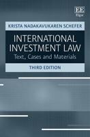 International Investment Law