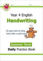 Year 4 English Handwriting. Summer Term
