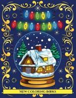 New Coloring Books (Merry Christmas) : An adult coloring (colouring) book with 30 unique Christmas coloring pages: A great gift for Christmas (Adult colouring (coloring) books)