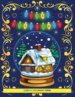 Girls Coloring Book (Merry Christmas)  : An adult coloring (colouring) book with 30 unique Christmas coloring pages: A great gift for Christmas (Adult colouring (coloring) books)