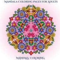Mandala Coloring Pages for Adults