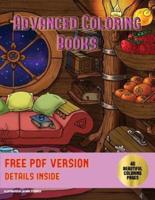 Advanced Coloring Books (Magical Kingdom - Fairy Homes): Advanced colouring books: 40 fairy kingdom pictures to colour