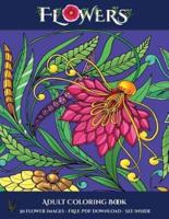 Adult Coloring Book (Flowers)