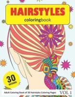 Hairstyles Coloring Book