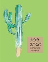 2019 2020 15 Months Cactus Succulent Gratitude Journal Daily Planner