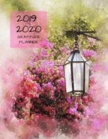 2019 2020 15 Months Floral Flowers Gratitude Journal Daily Planner