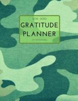 2019 2020 15 Months Camo Military Gratitude Journal Daily Planner