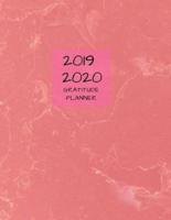 2019 2020 15 Months Marble Pink Gratitude Journal Daily Planner
