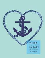 2019 2020 15 Months Anchor Navy Gratitude Journal Daily Planner