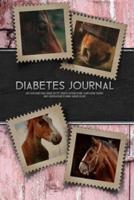 Horse Equestrian Diabetes Journal Logbook for Kids - Easy to Use Blood Sugar Logbook for Type 1 Diabetes (Glycemic Record / Blood Glucose Tracker)