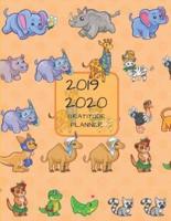 2019 2020 15 Months Jungle Safari Gratitude Journal Daily Planner