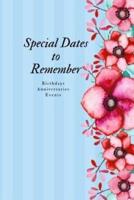 Special Dates to Remember