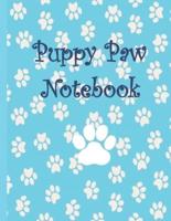 Puppy Paw Notebook