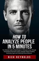 How to Analyze People in 5 Minutes