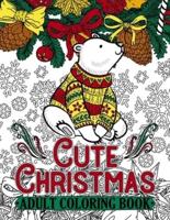 Cute Christmas Adult Coloring Book