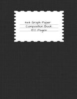 4X4 Graph Paper Composition Book