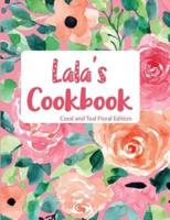 Lala's Cookbook Coral and Teal Floral Edition