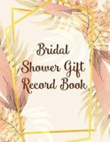 Bridal Shower Gift Record Book