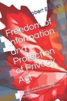 Freedom of Information and Protection of Privacy ACT