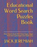 Educational Word Search Puzzles Book