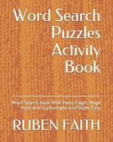 Word Search Puzzles Activity Book