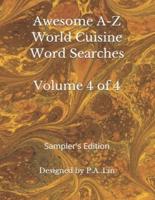 Awesome A-Z World Cuisine Word Searches
