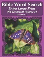 Bible Word Search Extra Large Print Old Testament Volume 81