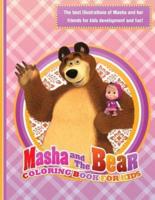 Masha and the Bear Coloring Book for Kids