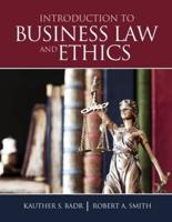 Introduction to Business Law and Ethics
