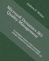Microsoft Dynamics 365 Quality Management