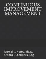 Continuous Improvement Management